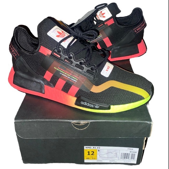 Adidas NMD RI V2 Watermelon Pack FY5918 DS Size 12 - Picture 1 of 7